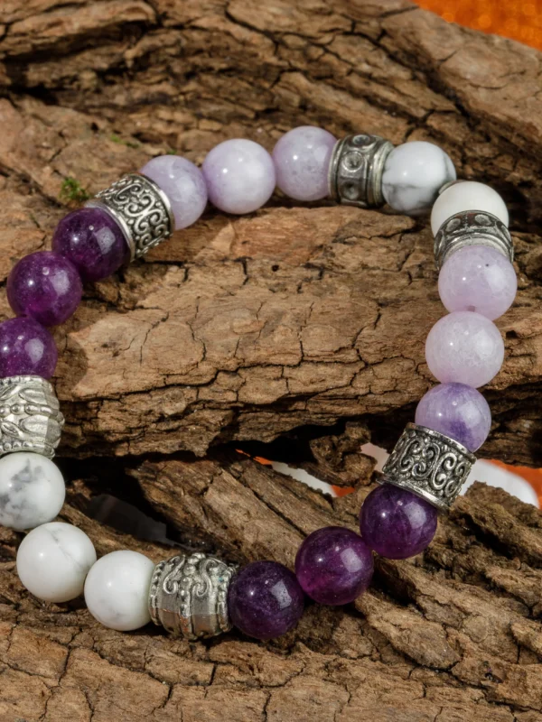 2025-moles-VBP_5912 Bracciale Artigianale con Pietre di Agata Viola