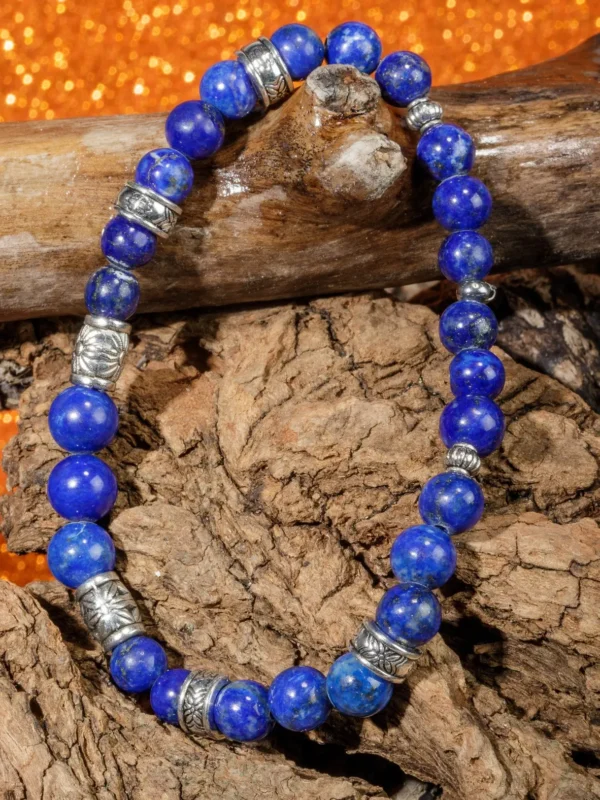 2025-moles-VBP_5970 taglio (1) Bracciale in Pietre Naturali di Lapislazzuli