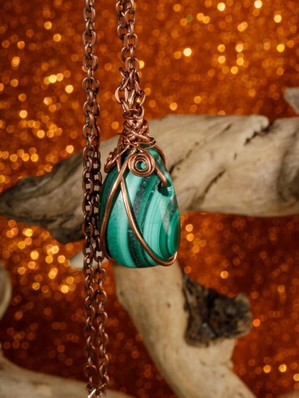 2025-moles-VBP_6339 Collana in rame con Malachite