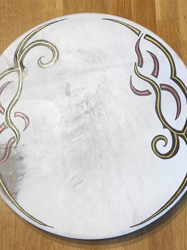 Tamburo sciamanico dipinto a mano